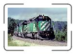 BN 7152 South at Larkspur CO on August 29, 1983 * 800 x 527 * (224KB)